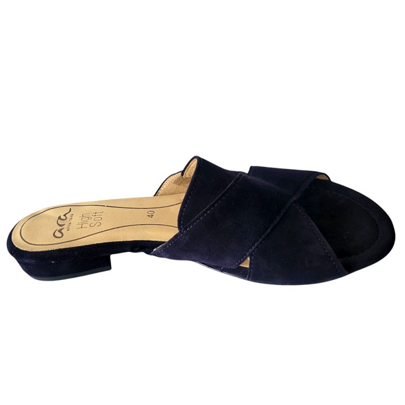 Ara Awash Dress Mikko Women Suede Slip On Slid Slippers Size 40 - Picture 2 of 8